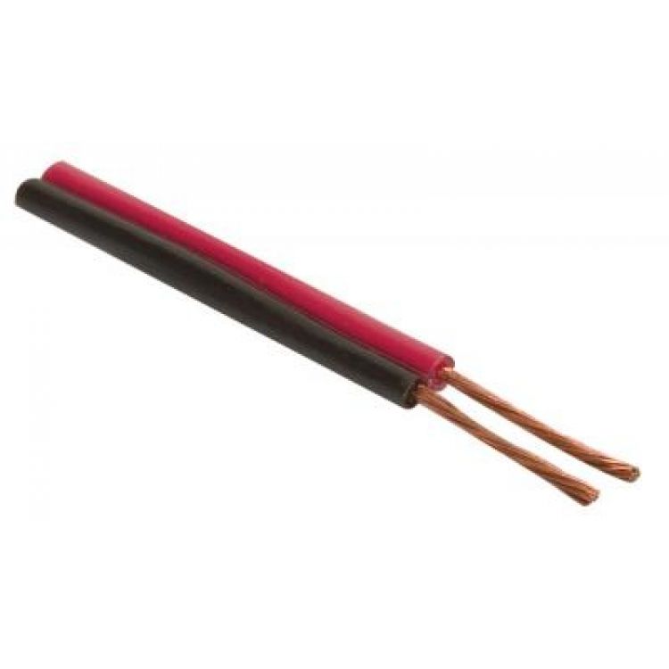 Cable duplex, bicolor, calibre 18 AWG Cable duplex, bicolor, calibre 18 AWG