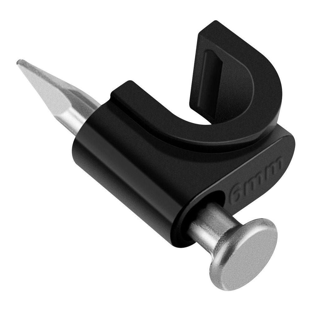 50 grapas para cable coaxial RG59, negras 50 grapas para cable coaxial RG59, negras
