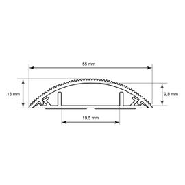 Canaleta de aluminio, de 1 m Canaleta de aluminio, de 1 m