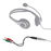 Cable auxiliar 2 plug 3,5 mm a jack 3,5 mm TRRS de 17 cm