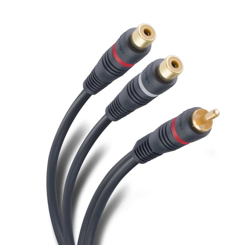 Cable RCA conector a 2 jacks, de 15 cm Cable RCA conector a 2 jacks, de 15 cm