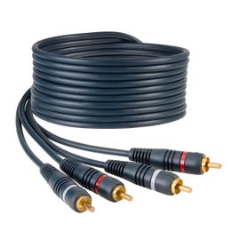 Cable RCA 2 plug a 2 plug de 1,8 m