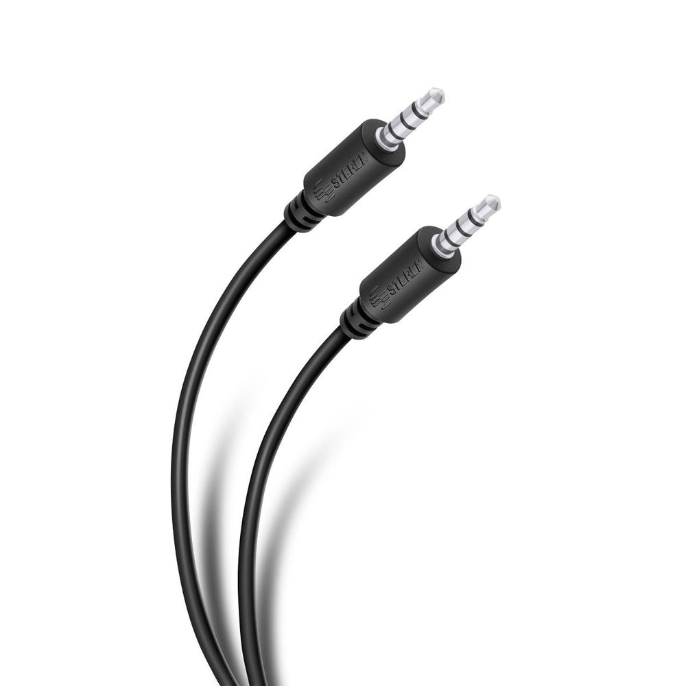 Cable auxiliar plug a plug 3,5 mm TRRS de 1,8 m Cable auxiliar plug a plug 3,5 mm TRRS de 1,8 m
