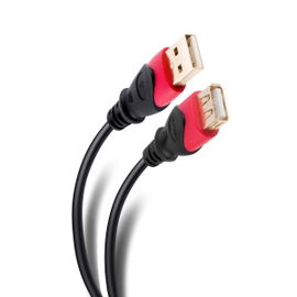 Extensión Elite USB de 3,6 m reforzada, con conectores dorados Extensión Elite USB de 3,6 m reforzada, con conectores dorados