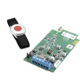Kit de Transceptor Inalámbrico 916MHz. 2 Vías y Botón de Pánico compatible con panel Crow