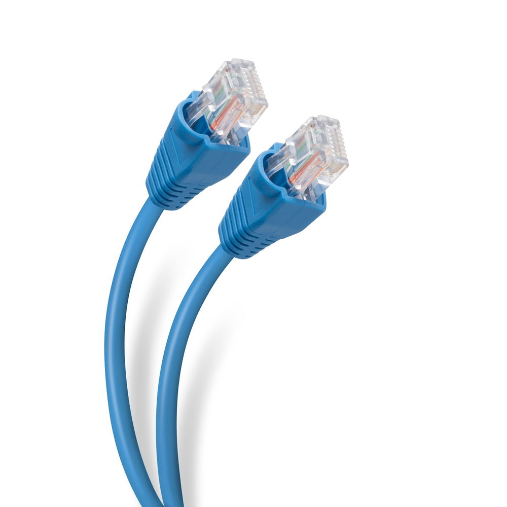 Cable Ethernet UTP CAT 5e, de 90 cm, azul Cable Ethernet UTP CAT 5e, de 90 cm, azul