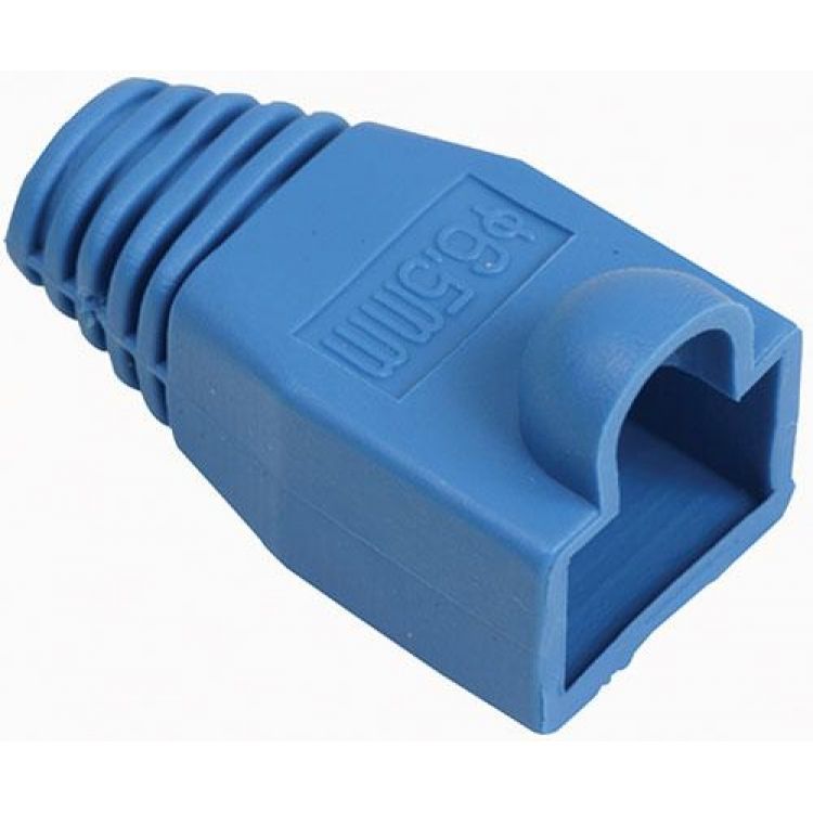 Cubierta protectora para conector RJ45, azul Cubierta protectora para conector RJ45, azul