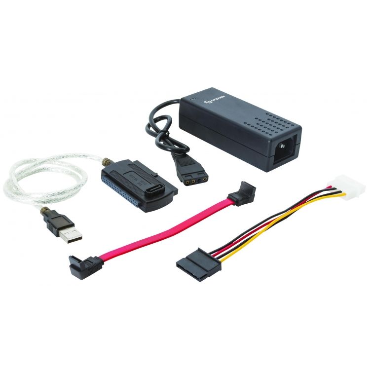 Adaptador/convertidor USB a SATA/IDE para disco duro de 3.5 Adaptador/convertidor USB a SATA/IDE para disco duro de 3.5