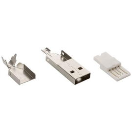 Plug USB para soldar, sin cubierta Plug USB para soldar, sin cubierta