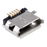 Jack micro USB para soldar, sin cubierta