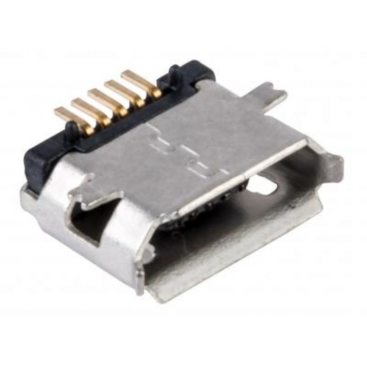 Jack micro USB para soldar, sin cubierta Jack micro USB para soldar, sin cubierta