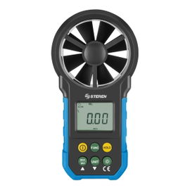 Medidor digital de flujo y velocidad de aire (Anemómetro)