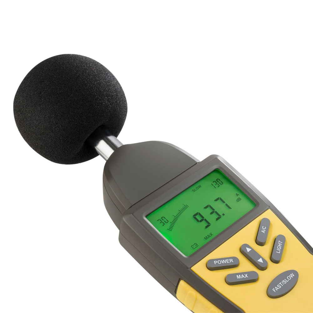 Sonómetro digital portátil para medir ruido decibelios calidad ruido -  Promart