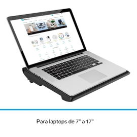 Base de enfriamiento para laptop, de 2 posiciones Base de enfriamiento para laptop, de 2 posiciones