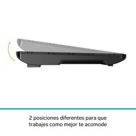 Base de enfriamiento para laptop, de 2 posiciones Base de enfriamiento para laptop, de 2 posiciones