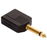 Adaptador elite de conector 6,3 mm a 2 jacks 6,3 mm, monoaural