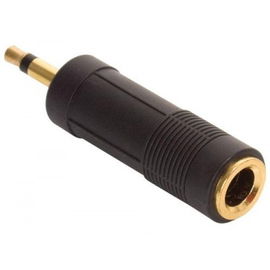Adaptador elite de conector 3,5 mm a jack 6,3 mm, monoaural