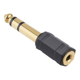 Adaptador elite de jack 3,5 mm a conector 6,3 mm, estéreo