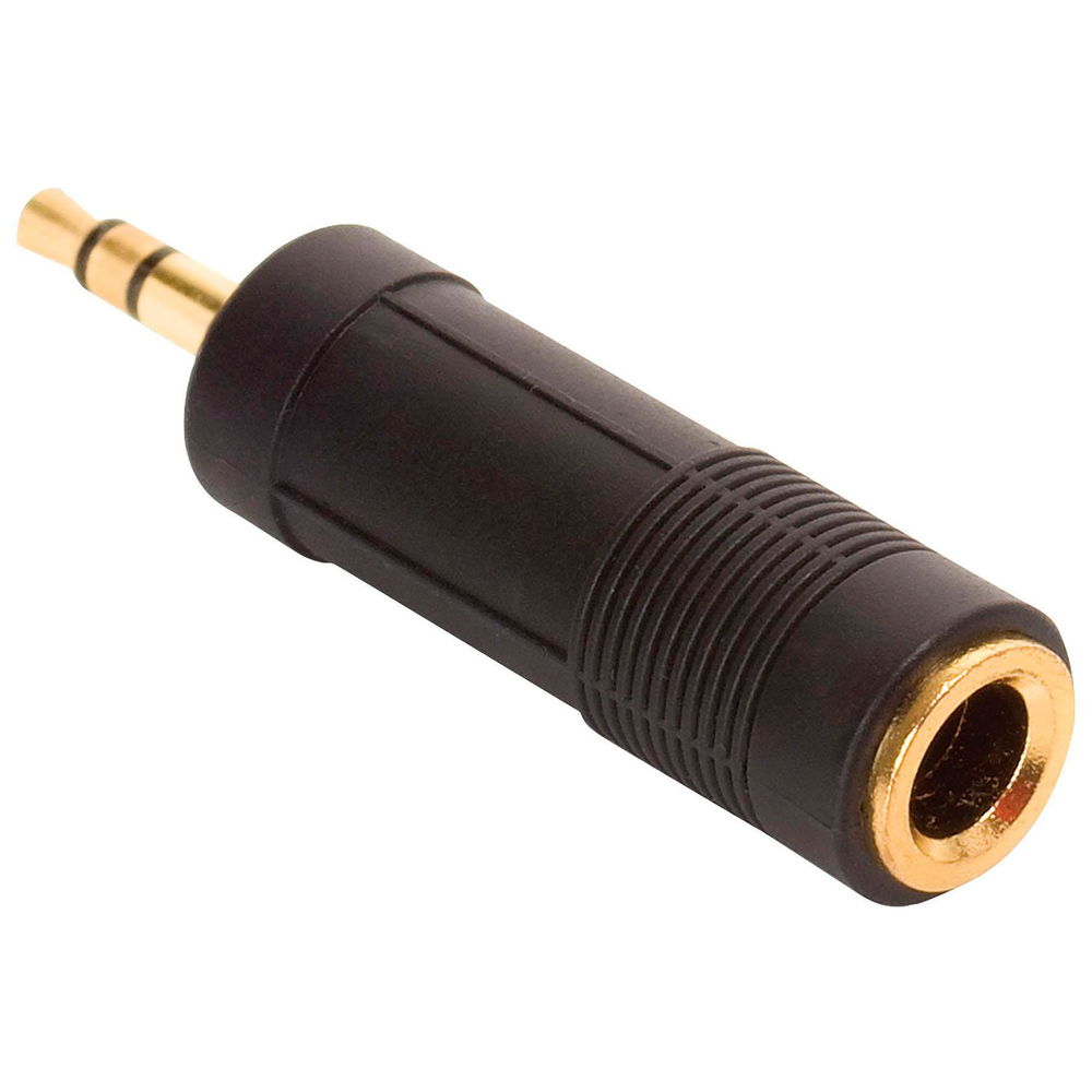 Adaptador elite de conector 3,5 mm a jack 6,3 mm, estéreo