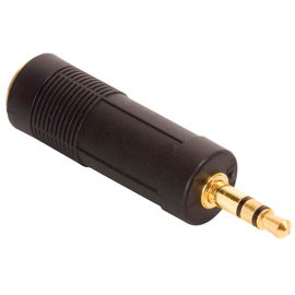 Adaptador elite de conector 3,5 mm a jack 6,3 mm, estéreo
