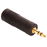 Adaptador elite de conector 3,5 mm a jack 6,3 mm, estéreo