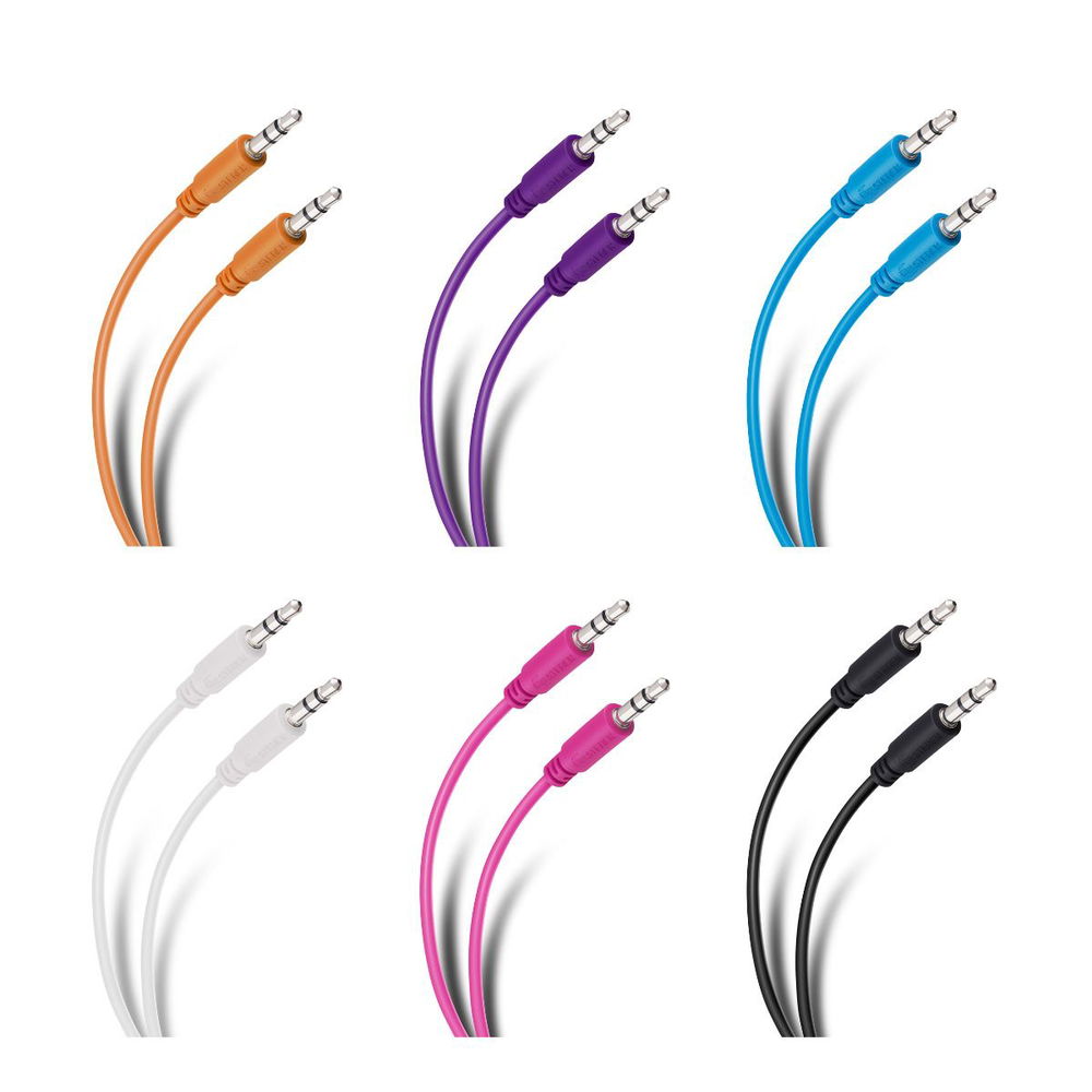 Cable auxiliar plug a plug 3.5mm, de 1.8m, ultradelgado Cable auxiliar plug a plug 3.5mm, de 1.8m, ultradelgado