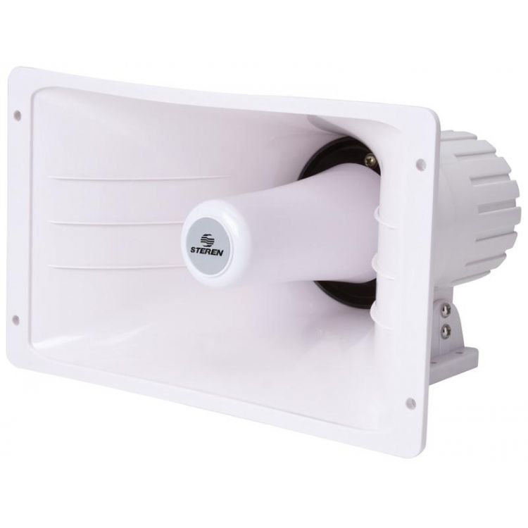 Trompeta rectangular con unidad de 40 W, de aluminio