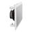 Juego de 2 bocinas de 2 vías 240 W PMPO c/u con crossover, para plafón