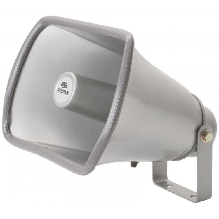 Trompeta rectangular con unidad de 35 W, de aluminio Trompeta rectangular con unidad de 35 W, de aluminio
