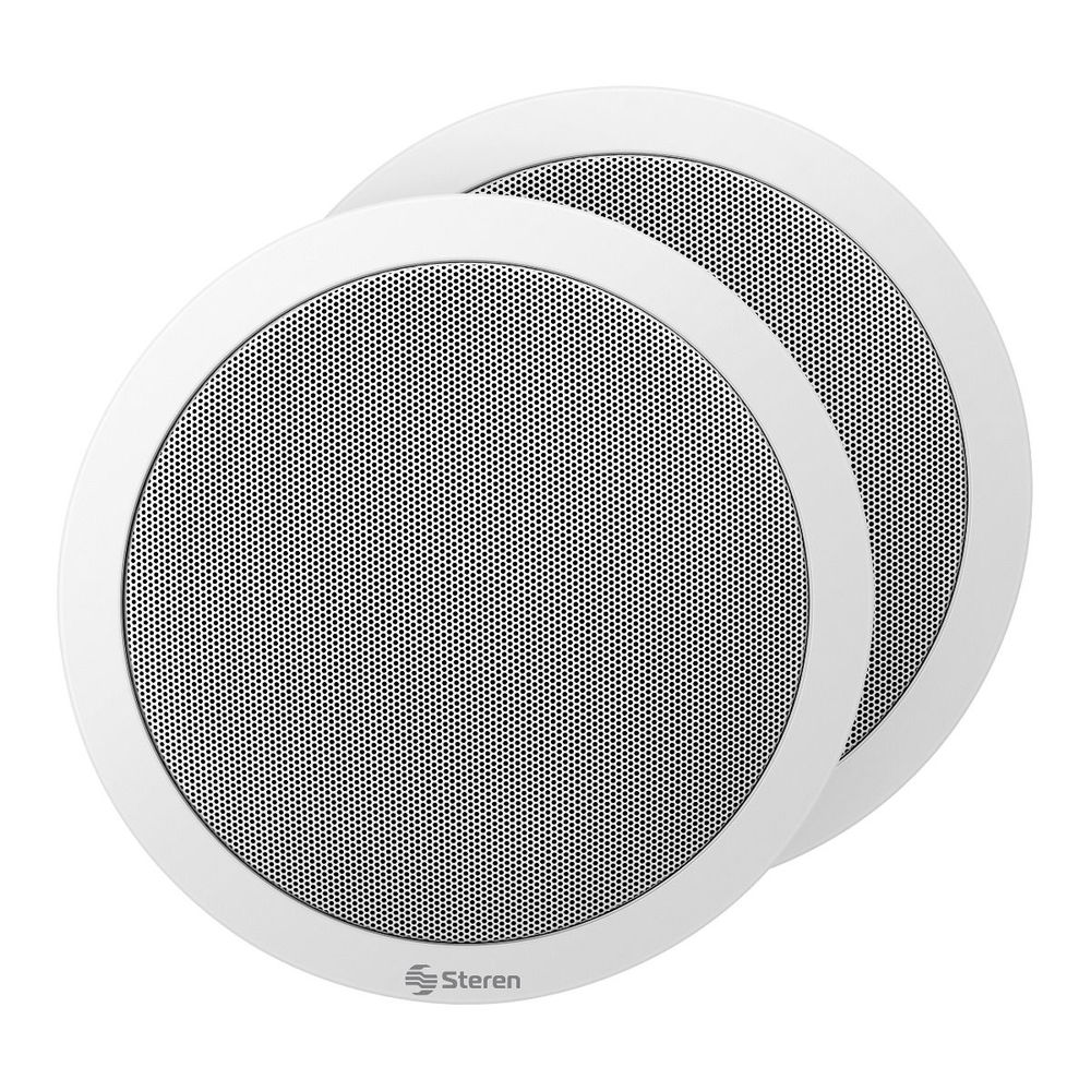 Juego de 2 bocinas de 2 vías 300 W PMPO c/u, para plafón