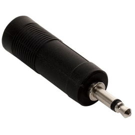 Adaptador de conector 3,5 mm a jack 6,3 mm, monoaural