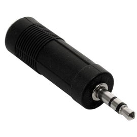 Adaptador de conector 3,5 mm a jack 6,3 mm, estéreo Adaptador de conector 3,5 mm a jack 6,3 mm, estéreo