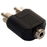 Adaptador de 2 conectors RCA a jack 3,5 mm, estéreo