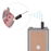 Transmisor de audio inalámbrico, para instrumentos