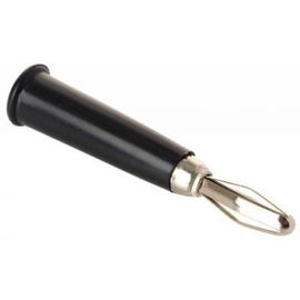 conector banana, negro