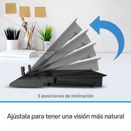Base de enfriamiento para laptop, de 5 posiciones
