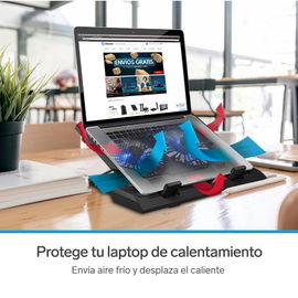 Base de enfriamiento para laptop, de 5 posiciones