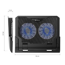 Base de enfriamiento para laptop, de 5 posiciones