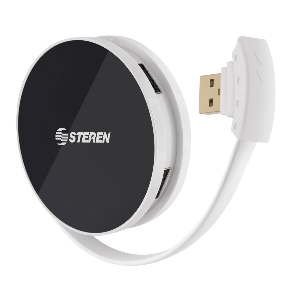 HUB USB 3.0 de 4 puertos con carga rápida