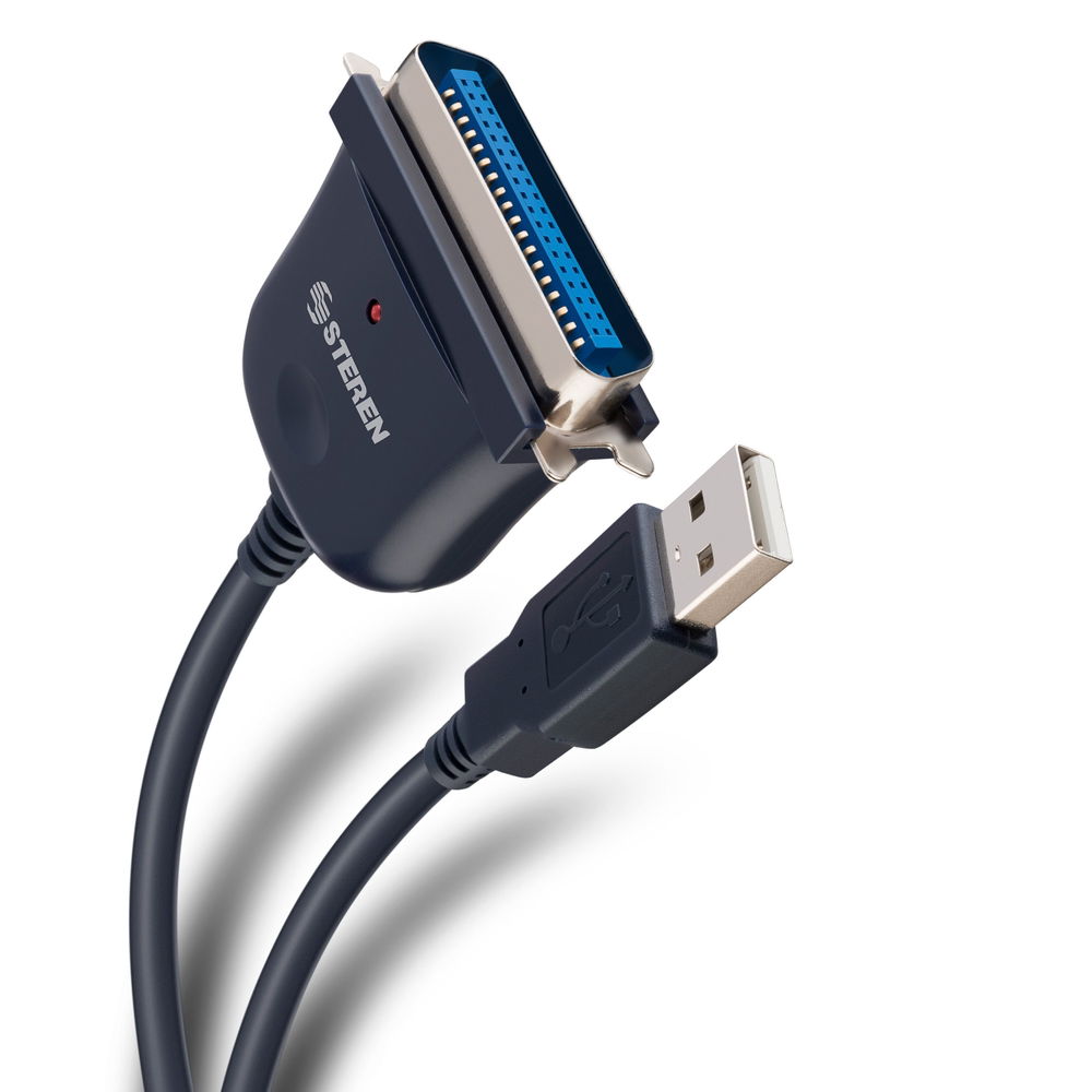 Adaptador USB a paralelo (Centronics) de 36 pines, de 1,8 m Adaptador USB a paralelo (Centronics) de 36 pines, de 1,8 m