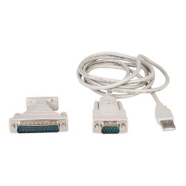 Adaptador USB a serial DB9, de 1,8 m