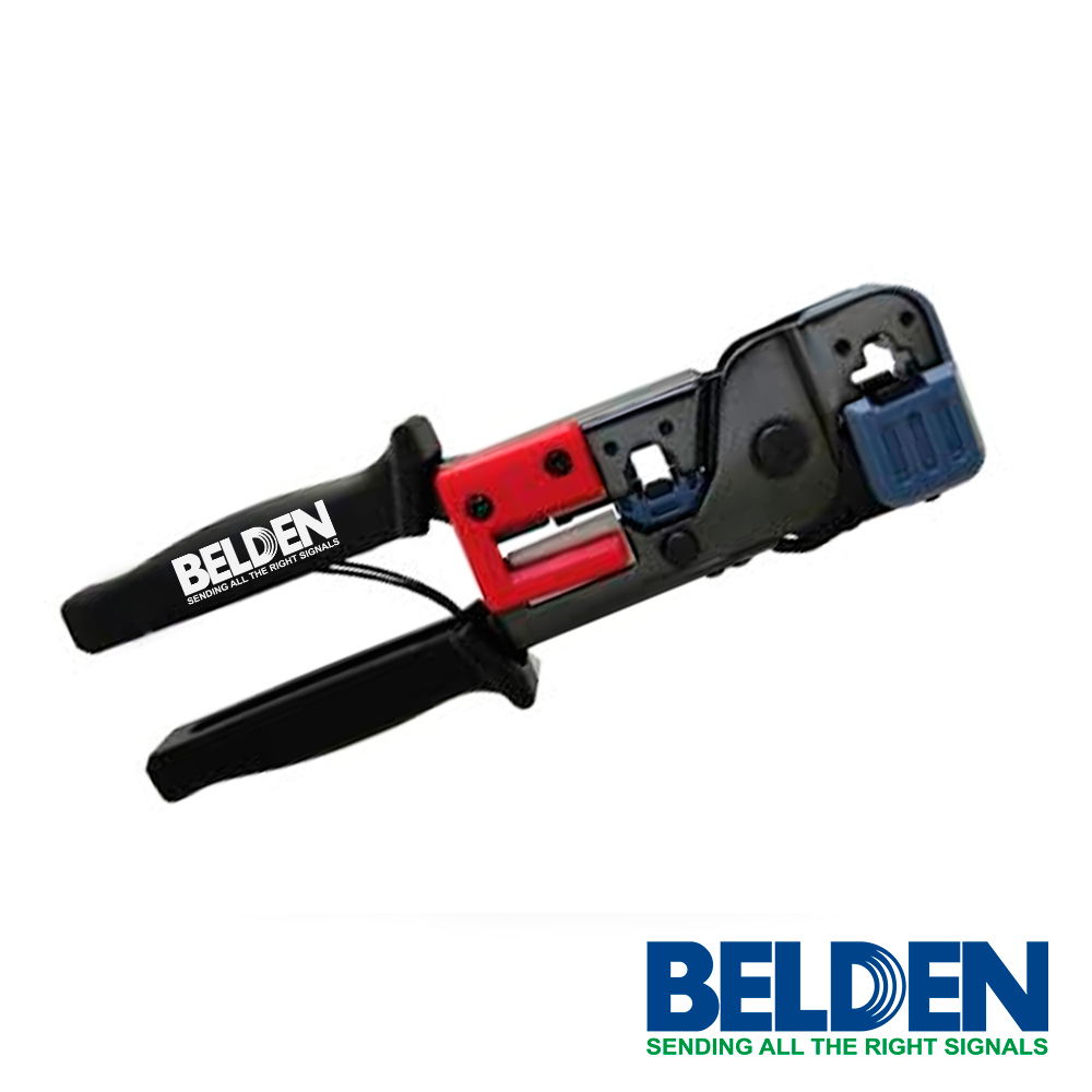 Pinzas para plegar cables UTP5 y UTP6 para RJ11 de 4 y 6 hilos y RJ45 de 8 hilos / Calidad Belden!