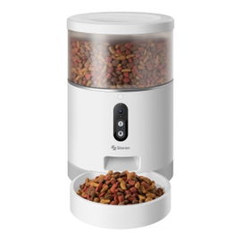Dispensador Wi-Fi de alimento para mascotas con cámara Full HD y grabador de voz