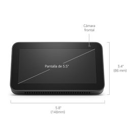 Pantalla inteligente con Alexa* y cámara de 2 MPx (2da Gen) Pantalla inteligente con Alexa* y cámara de 2 MPx (2da Gen)