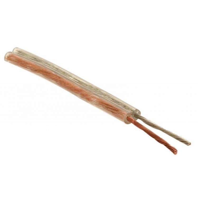 Cable dúplex polarizado 500 m 18 AWG, transparente Cable dúplex polarizado 500 m 18 AWG, transparente
