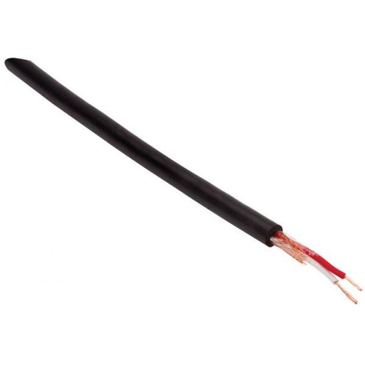 Cable tipo micrófono 305 m 22 AWG 65% malla de cobre estañado Cable tipo micrófono 305 m 22 AWG 65% malla de cobre estañado