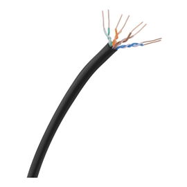 Cable UTP CAT 5e para intemperie, negro Cable UTP CAT 5e para intemperie, negro