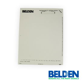 PAQUETE DE ETIQUETAS PARA PATCH PANEL KEYCONNECT BELDEN AX102299 5 HOJAS POR PAQUETE 24 PZA POR HOJA