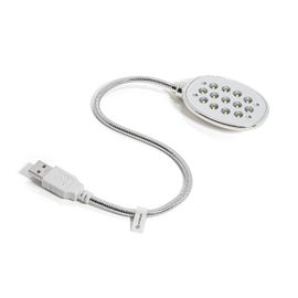 Lámpara LED USB con cuello flexible Lámpara LED USB con cuello flexible