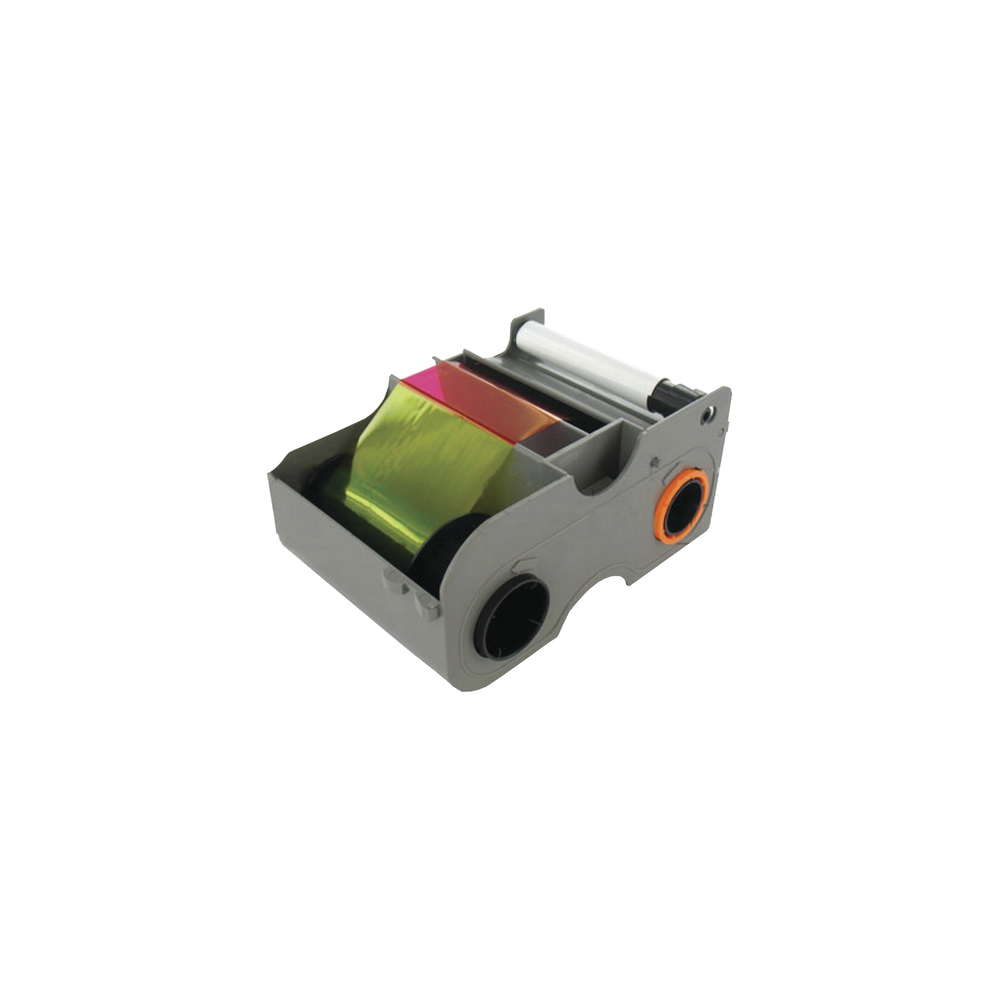 Cartucho con Ribbon  YMCKOK full color con dos resinas en negro / Para DTC1250e y DTC1000 / 200 impresiones.